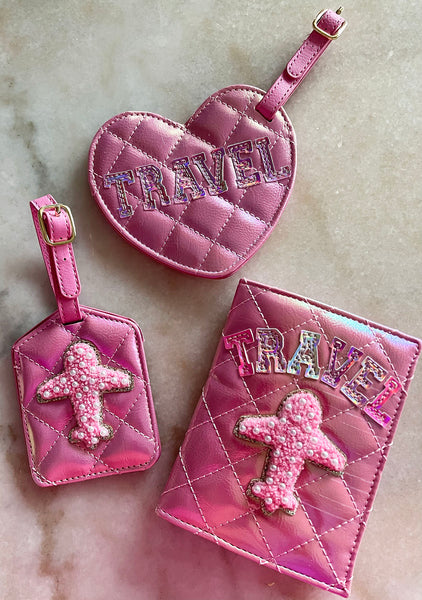 Heart Travel Jet Set Luggage Tag