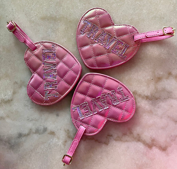 Heart Travel Jet Set Luggage Tag